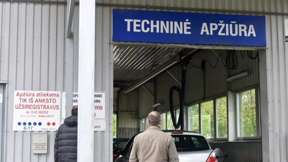 Techninė apžiūra kas metus