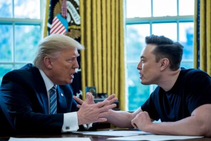 Trumpas ir Muskas gali pasukti skirtingais keliais / DI nuotr.