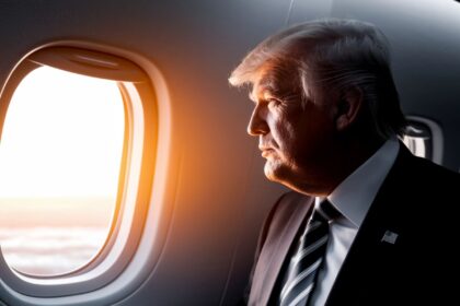 D. Trumpas "Air Force" lėktuve / Nuotr.: DI