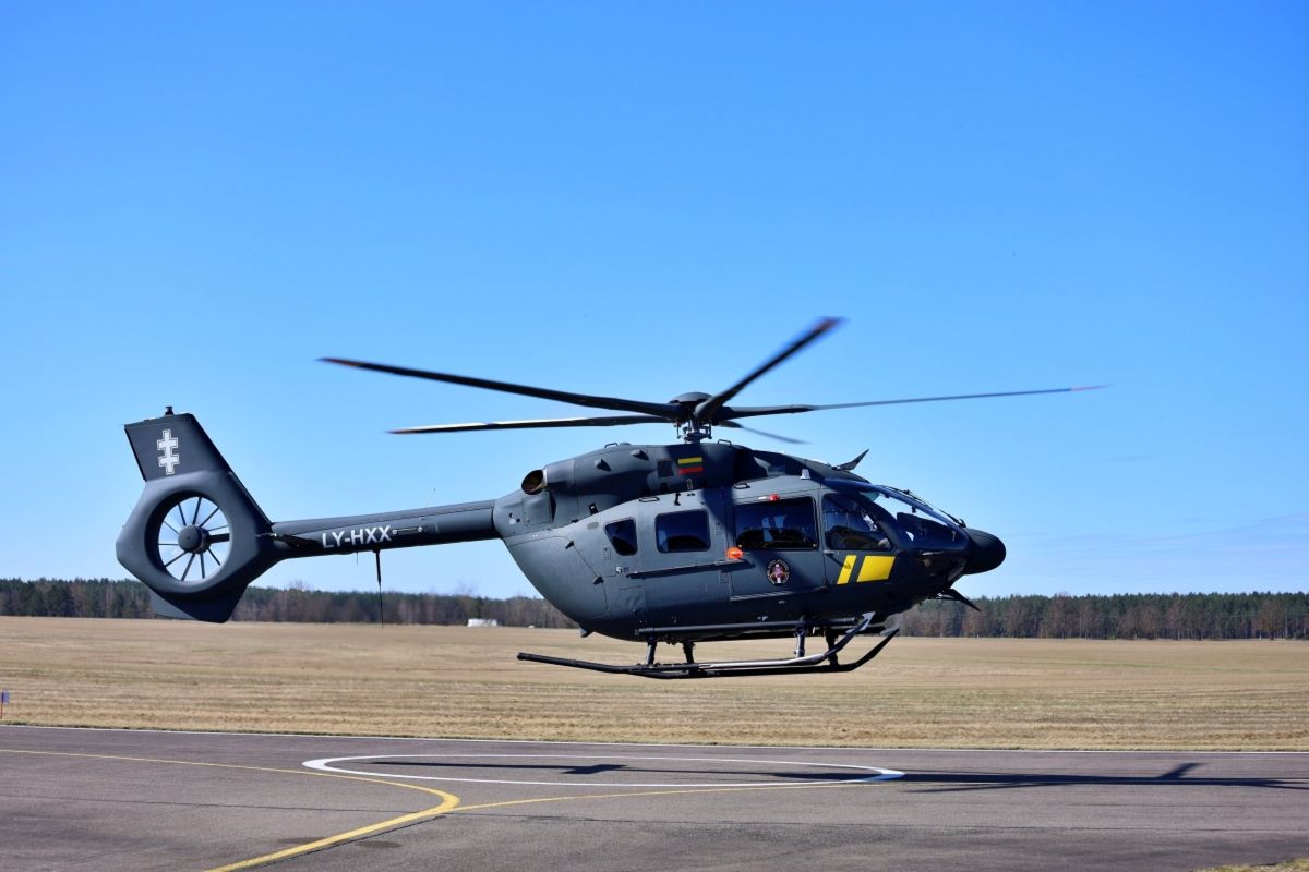 VSAT sraigtasparnis H145