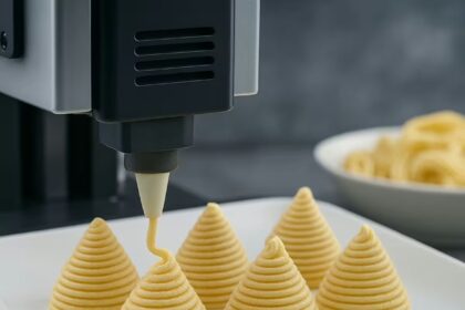 3D spausdintuvu spausdinami makaronai