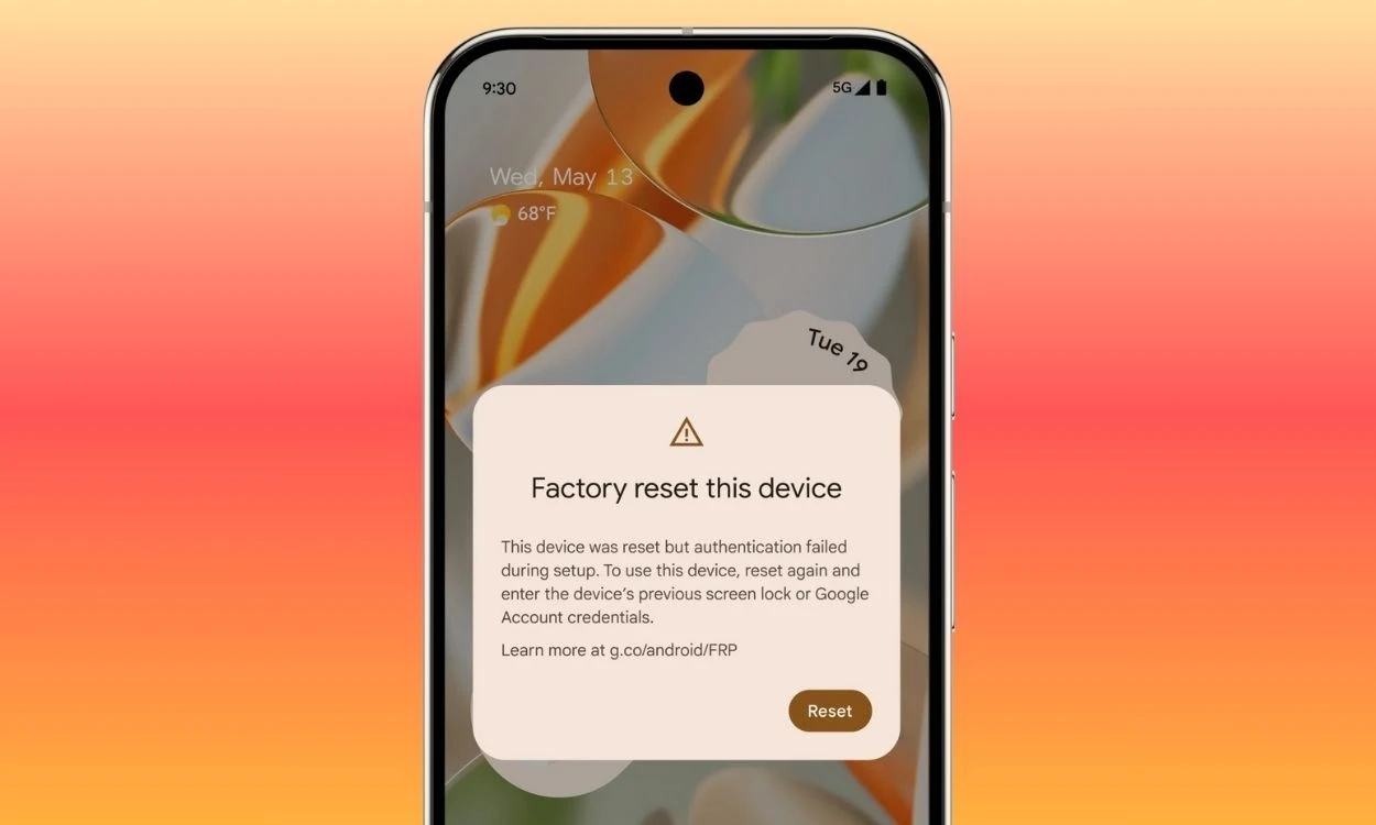 Factory Reset Protection Google Android 16