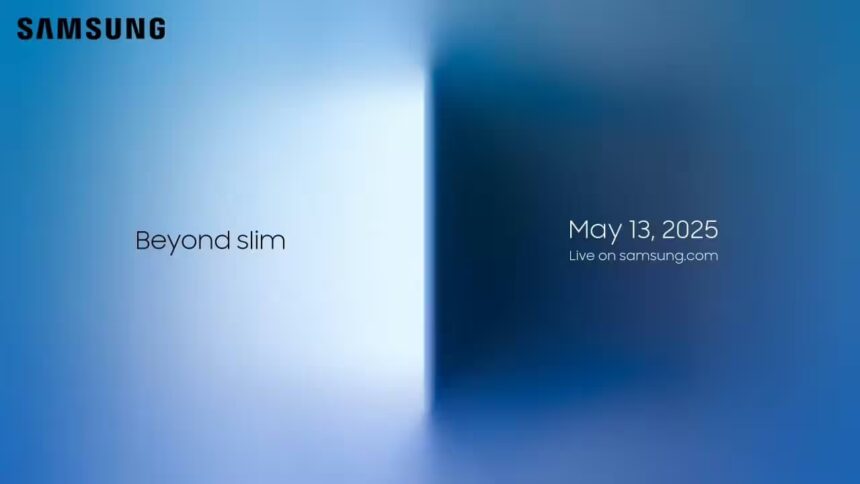 Galaxy S25 Edge Unpacked renginys