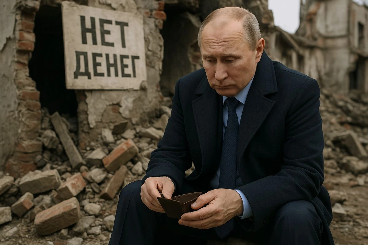 V. Putinas - nėra pinigų / DI nuotr.