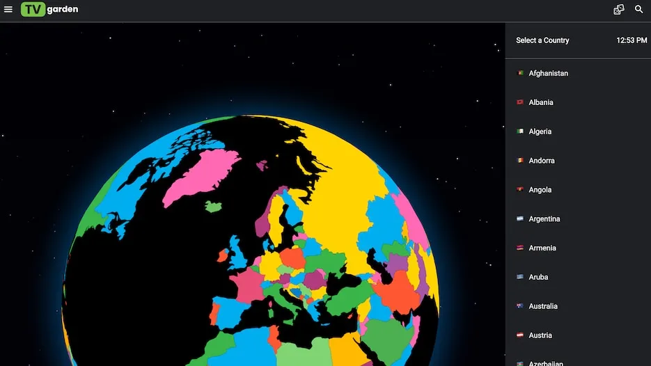 TV Garden televizija iš viso pasaulio