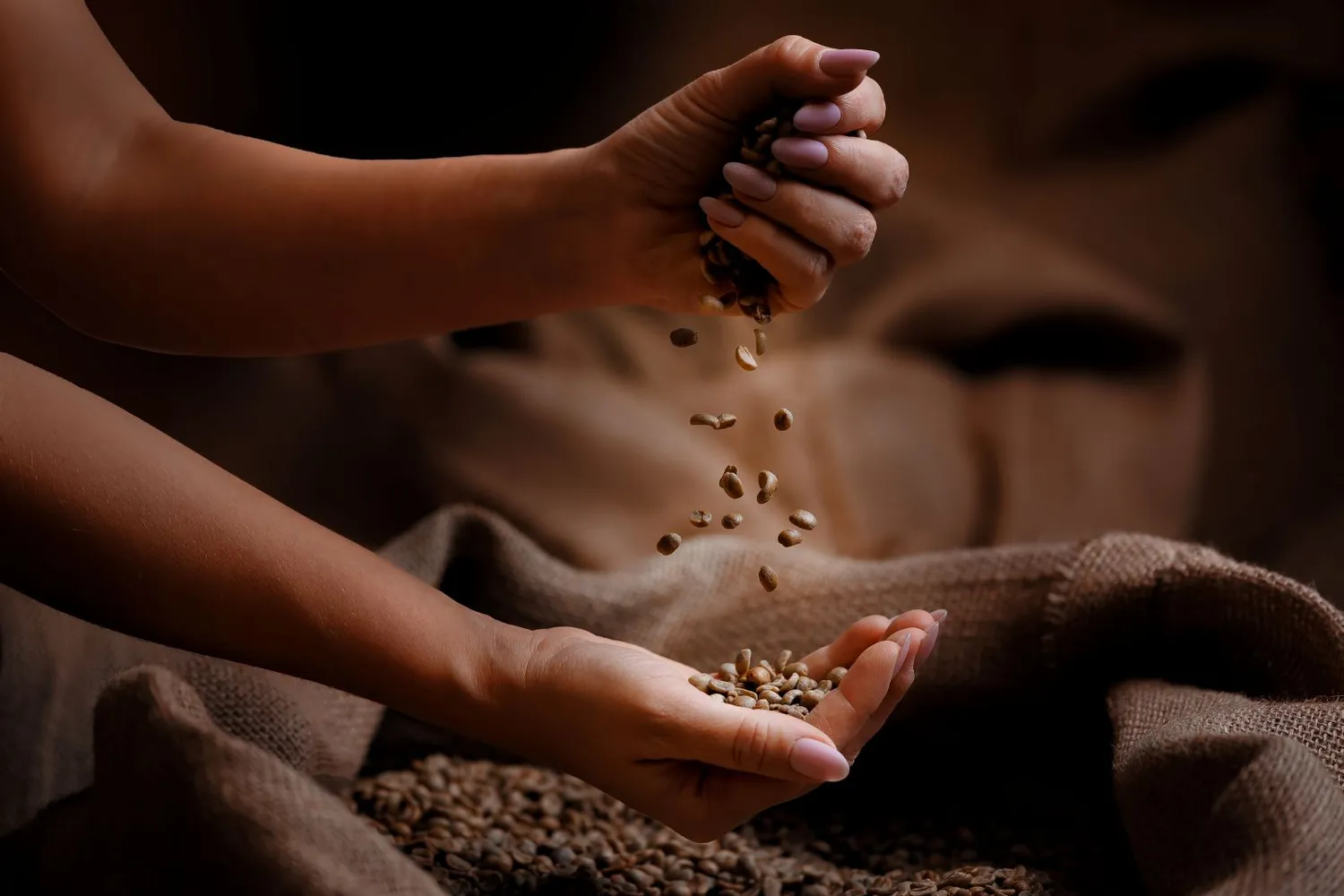 Skrudintos kavos pupelės