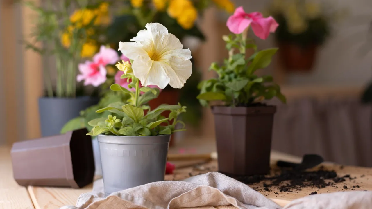 Prižiūrėkite kambarines gėles