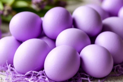 Alyvinės spalvos kiaušiniai