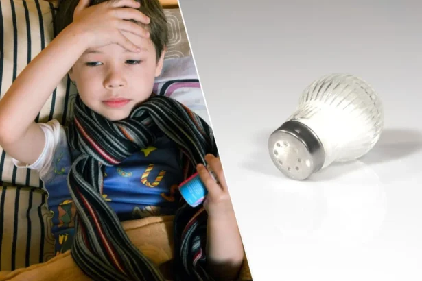 Druska gali padėti, kai turite temperatūros