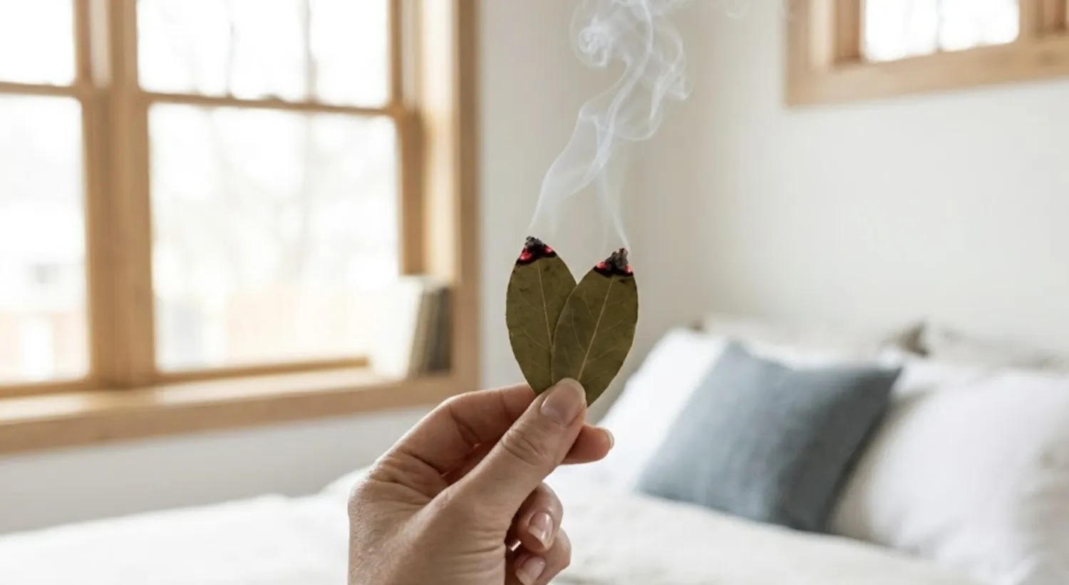 Lauro lapų deginimas