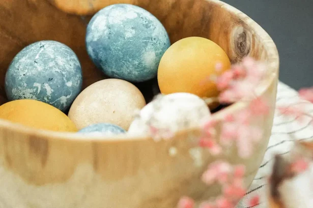 Marmuriniai kiaušiniai su skutimosi putomis