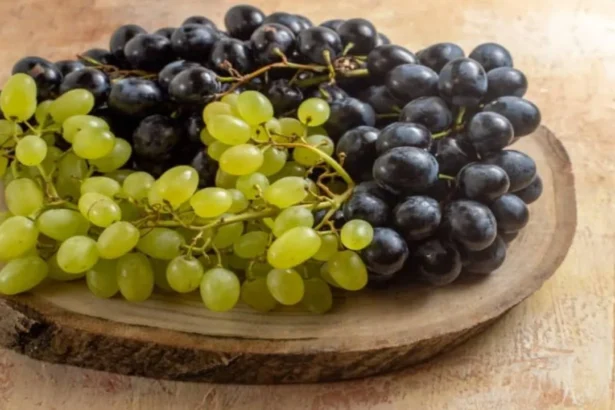 Žalias Juodas Vynuogės Kurios / Nuotrauka: pogovorim.by