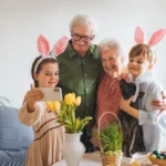 Velykos pas senelius