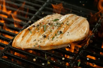 Mėsa kepama be riebalų