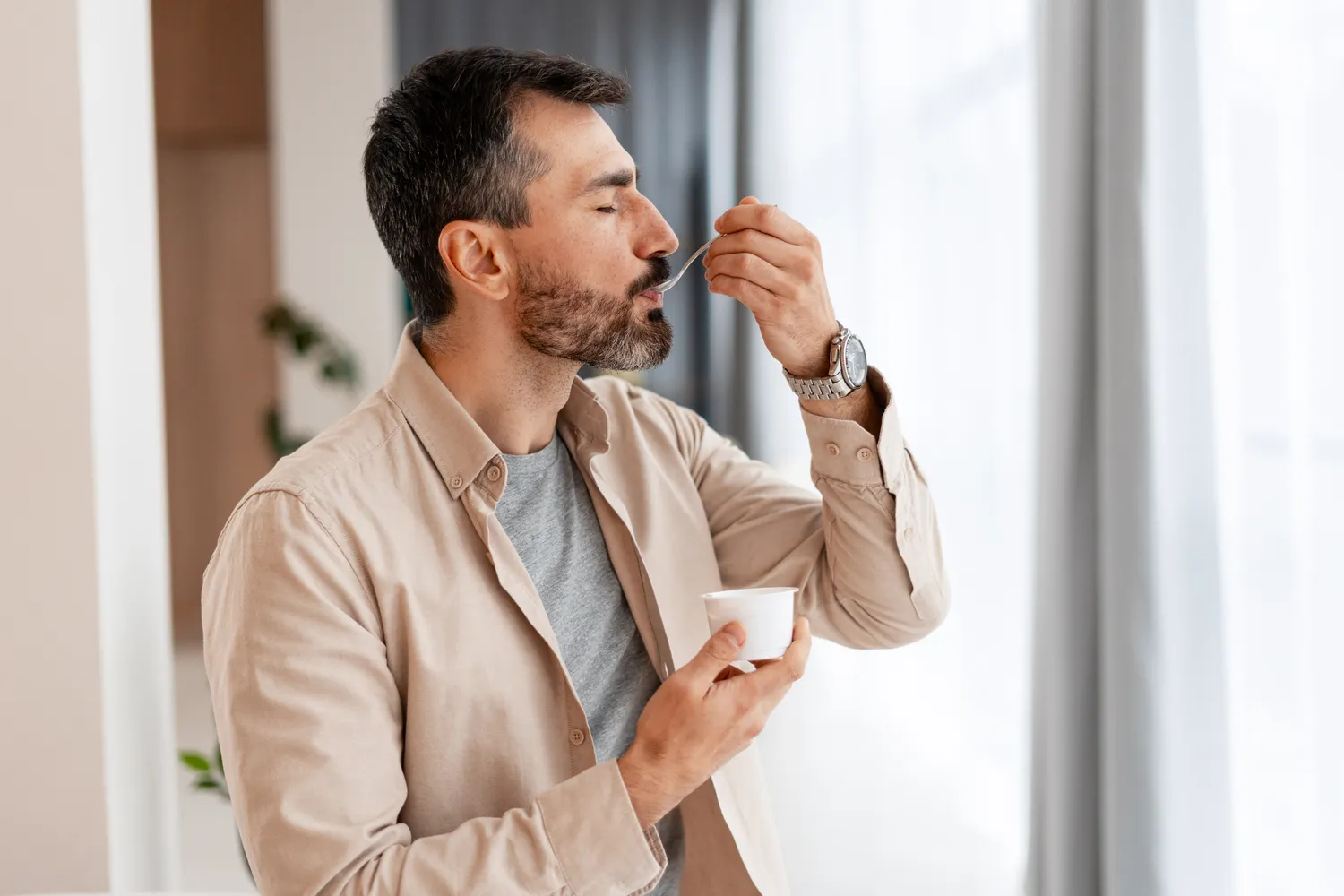 Jogurtas ryte ir vakare