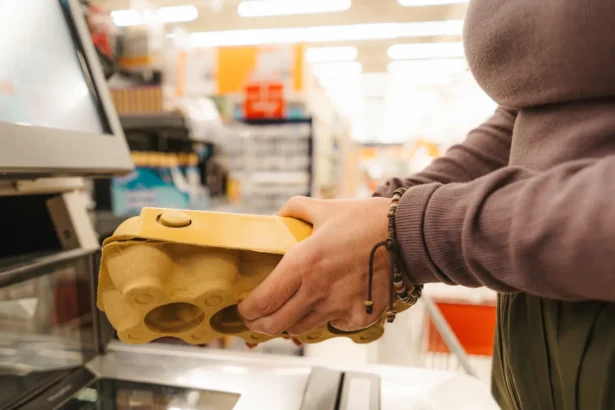 Kiaušiniai kartoninėje pakuotėje