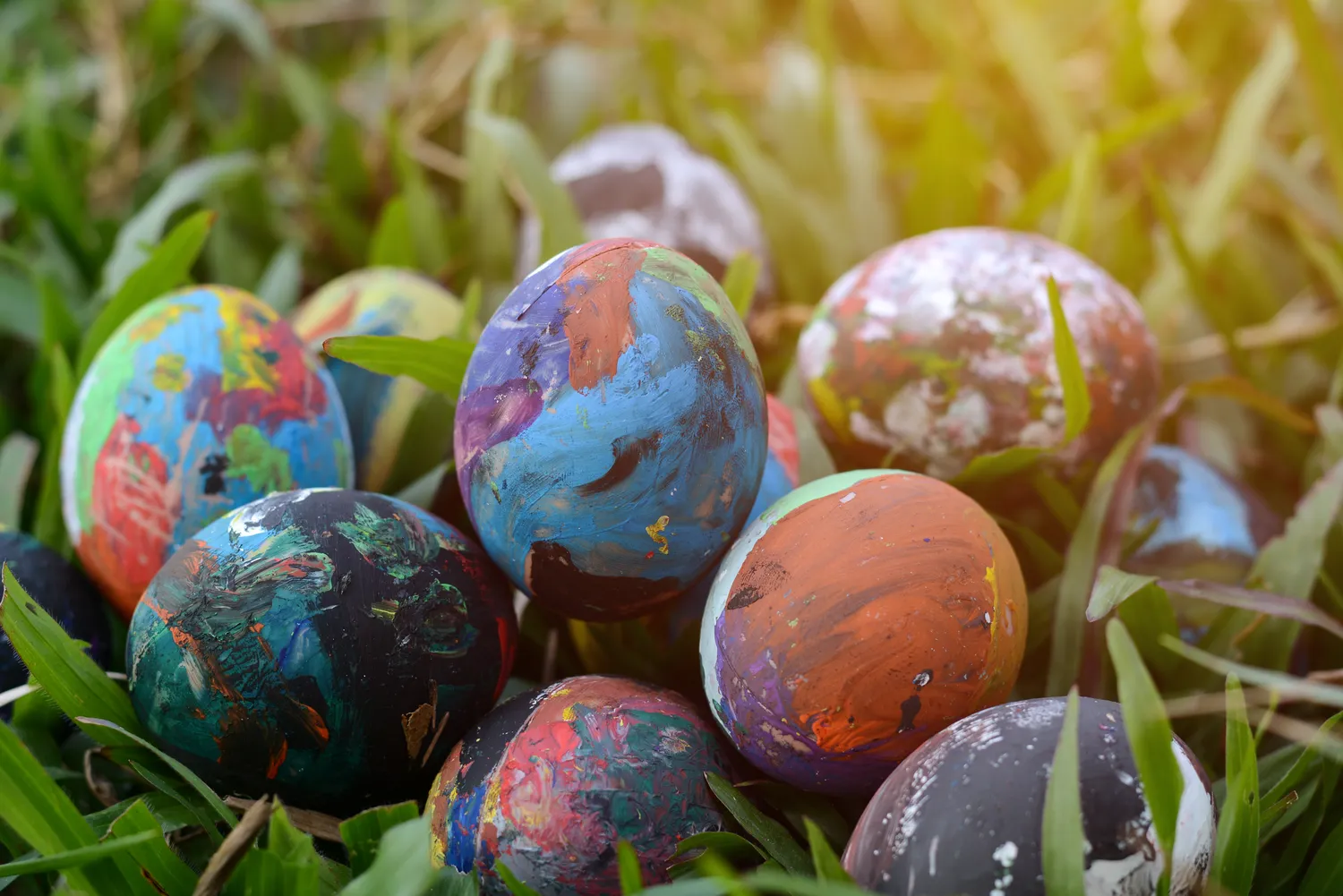 Natūralūs marmuriniai kiaušiniai