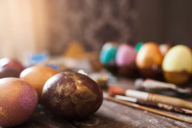 Marmuriniai kiaušiniai Velykoms