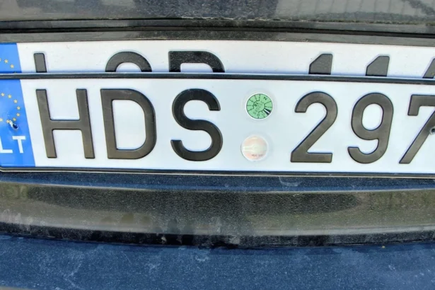 Automobilio numerių slėpimas