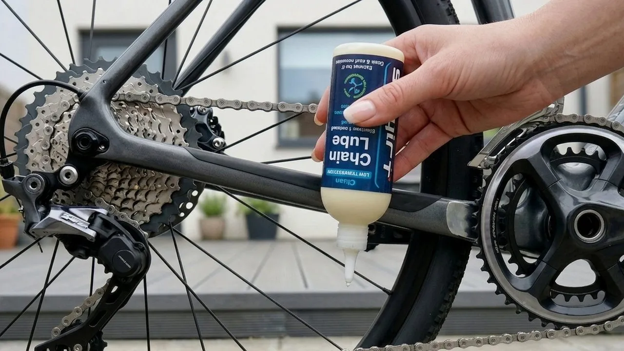 Dviračio grandinės sutepimas