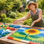 Ekologiškos plytelės iš kamštelių