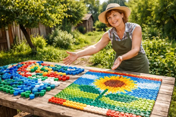 Ekologiškos plytelės iš kamštelių