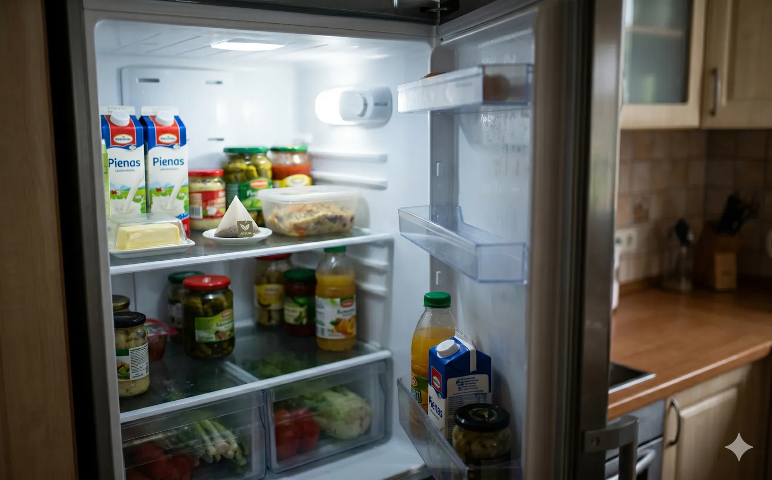 Arbatos maišelis šaldytuve / Gemini nuotr.