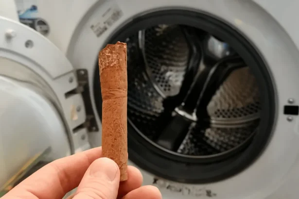 Įmečiau 2 cinamono lazdeles į seną kojinę