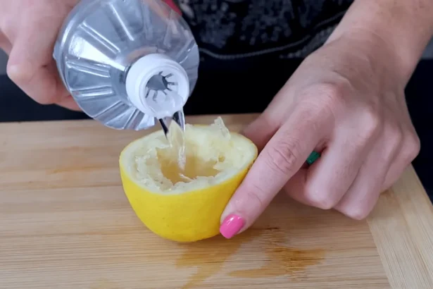 Įpyliau acto į pusę citrinos