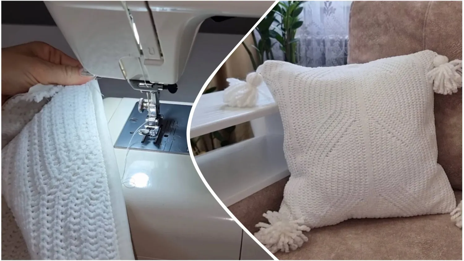 Kaip iš seno megztinio pasigaminti dekoratyvinę pagalvėlę