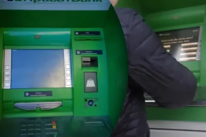 Pelės žymeklis bankomate