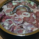 Šašlykai su acto marinatu