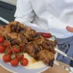 Šašlykai su nauju marinatu