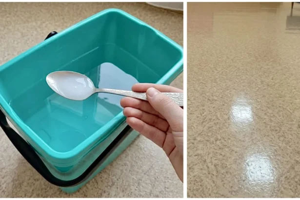 Šaukštas šio tirpalo ir grindys bus švaresnės