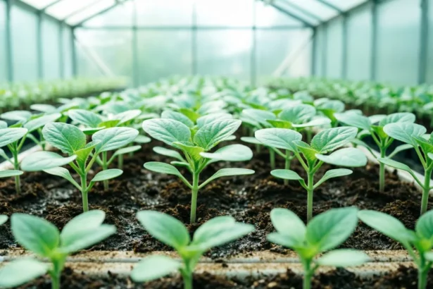 Sodinukų sodinimo šiltnamyje sėkmė