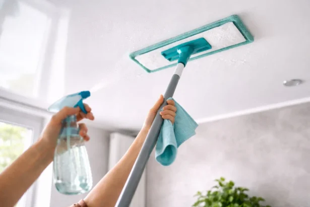 Štai kaip valyti įtempiamas lubas