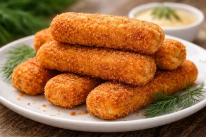 Užkandis su krabų lazdelėmis