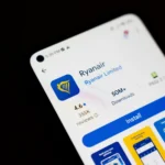 Ryanair programėlė / daily_creativity / Shutterstock.com