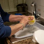 Drėgni indai po plovimo