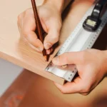 Liniuotės „tuščias“ kraštas prieš nulį