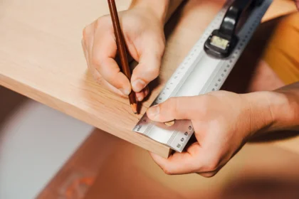 Liniuotės „tuščias“ kraštas prieš nulį