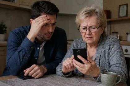 Sūnus padovanojo mamai telefoną