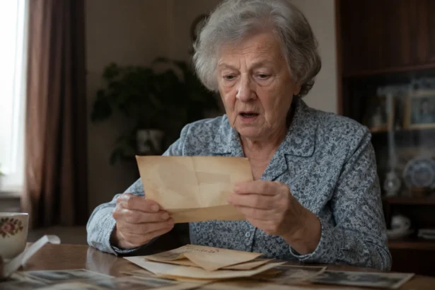 Pensininkė atidarė seną voką ir negalėjo patikėti