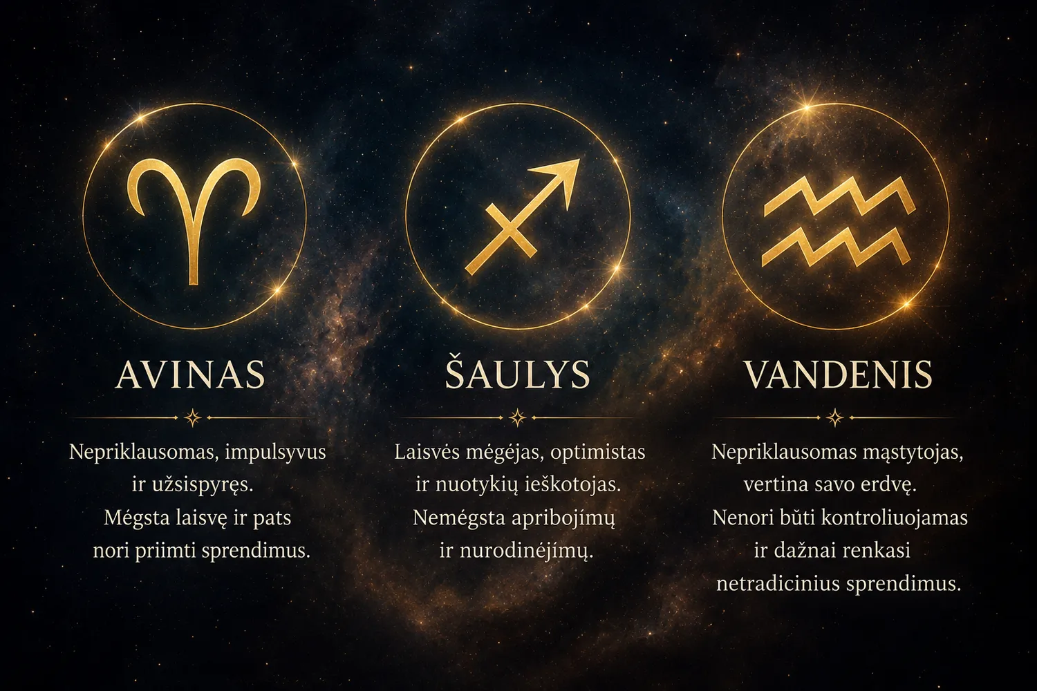 Šiems 3 Zodiako ženklams geriau nesakyti „tu privalai“