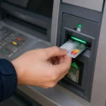 Prie bankomato radau paliktą kortelę