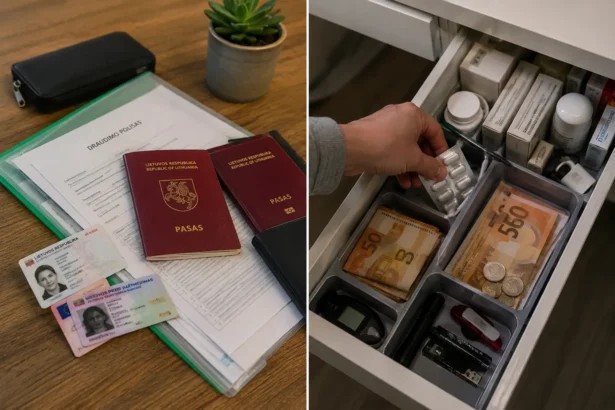 Ar žinote kur jūsų pasas ir kiti dokumentai?