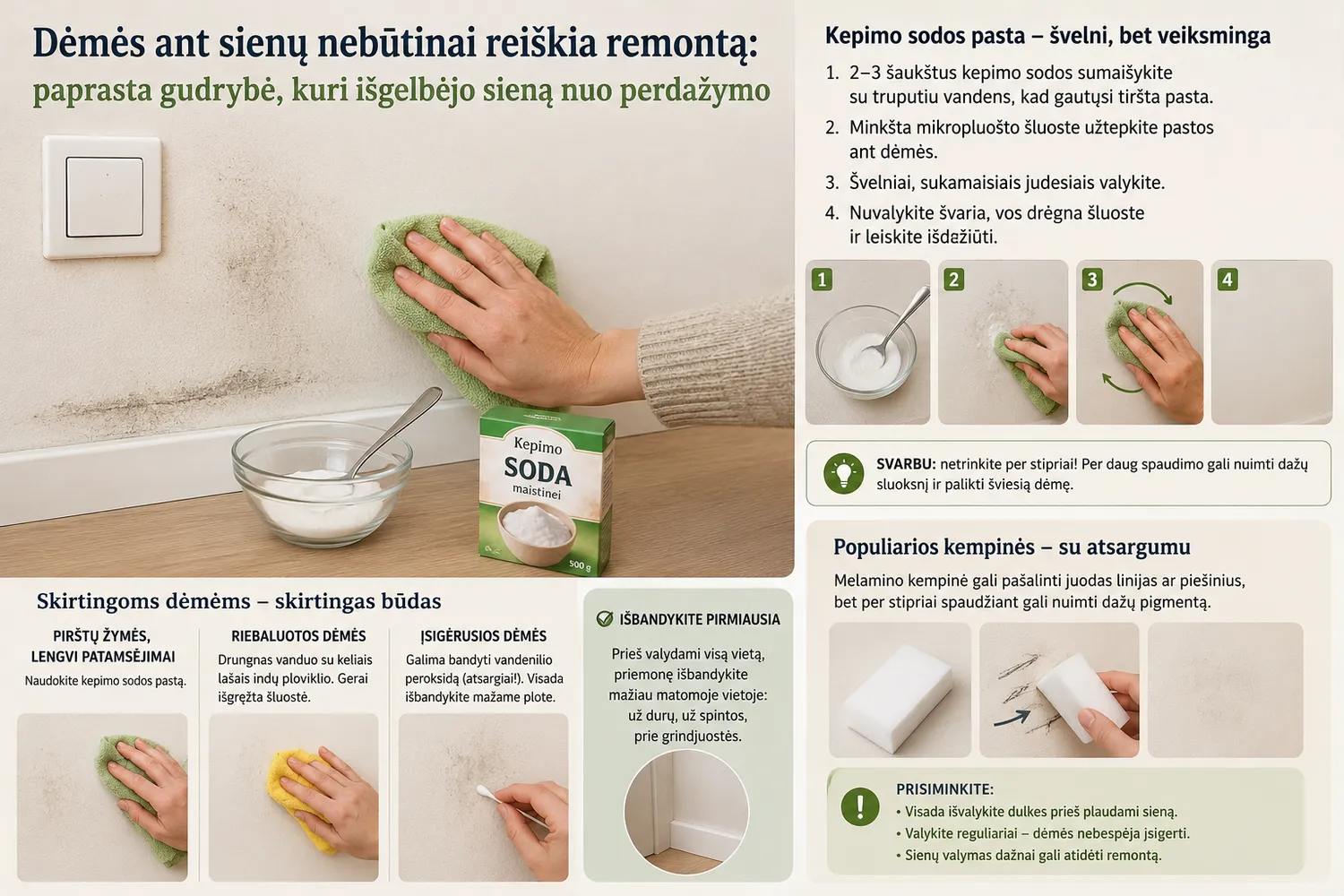 Dėmės ant sienų
