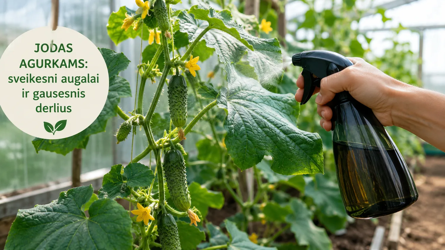 Labai svarbu purkšti smulkia dulksna, o ne aplieti augalą