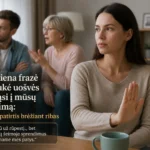 Kaip viena frazė nutraukė uošvės kišimąsi į mūsų gyvenimą