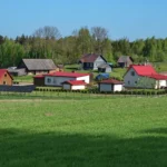 Žmonės gyvenantys kaime